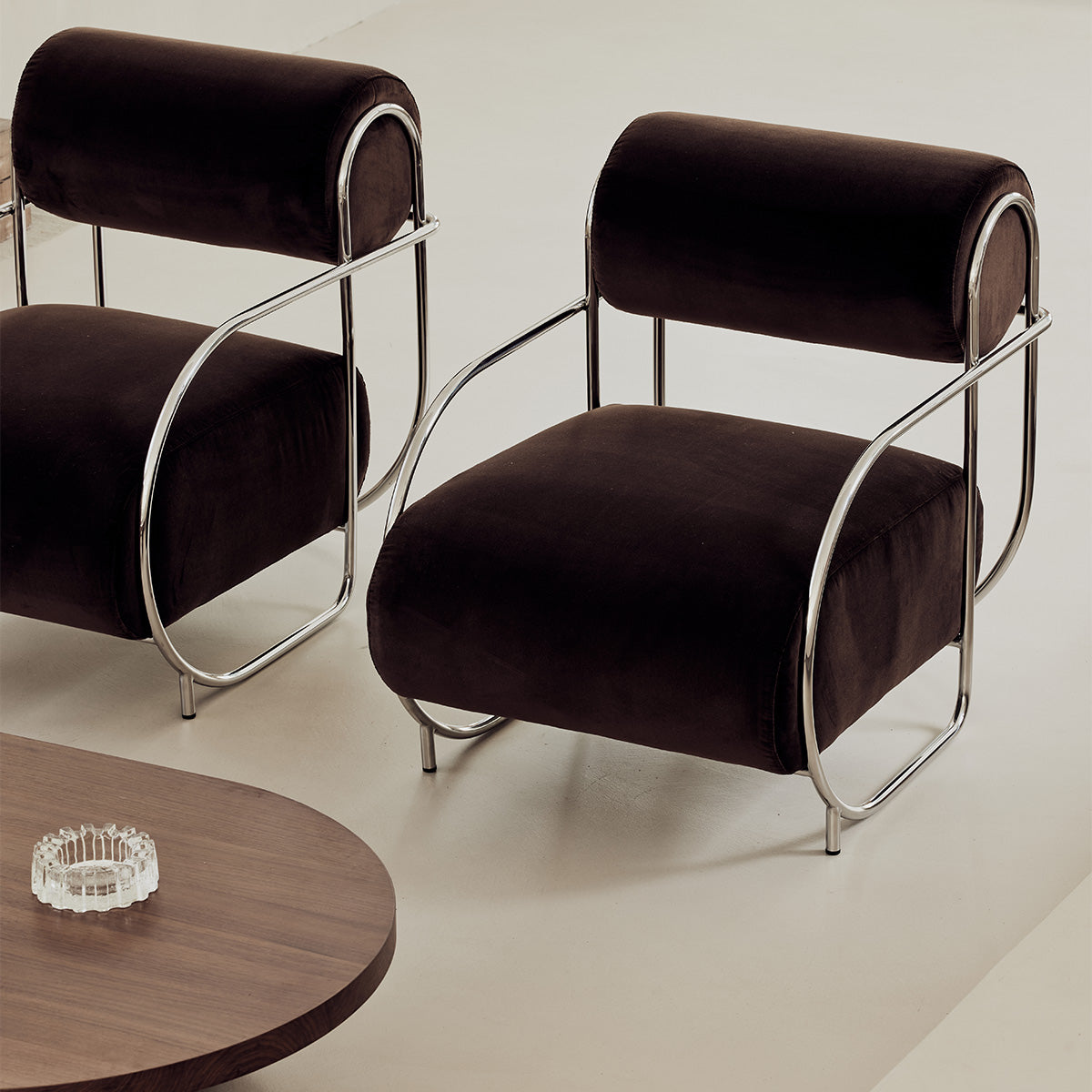 Chromeo Armchair & Ottoman (Avalon Piccolo)