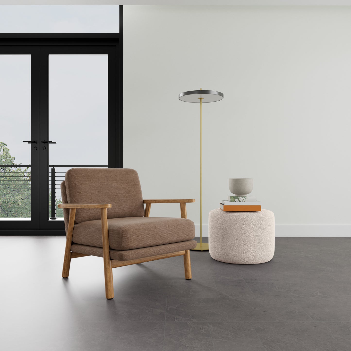 Archie Oak Armchair