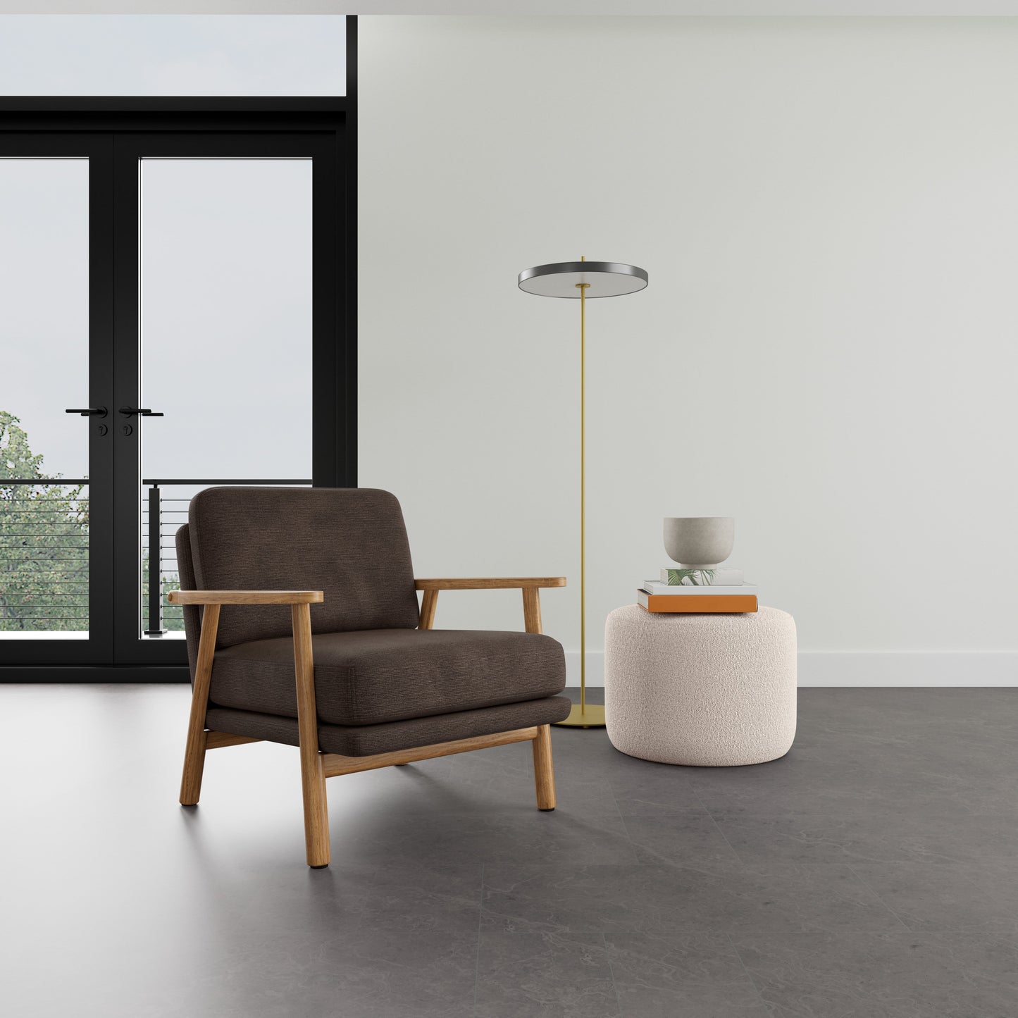 Archie Oak Armchair