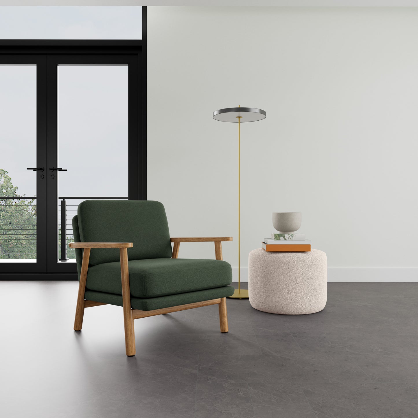 Archie Oak Armchair