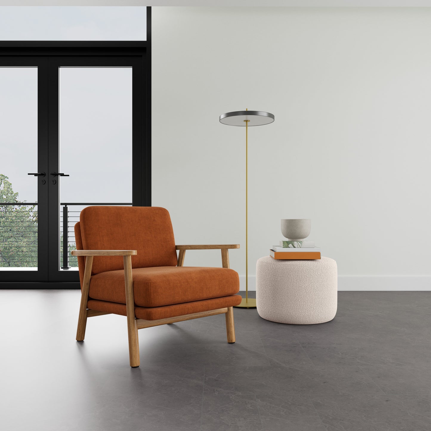 Archie Oak Armchair
