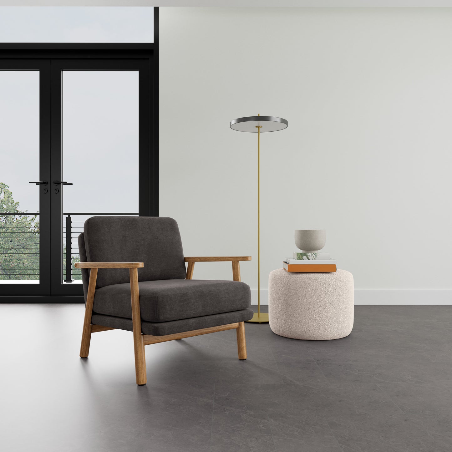 Archie Oak Armchair