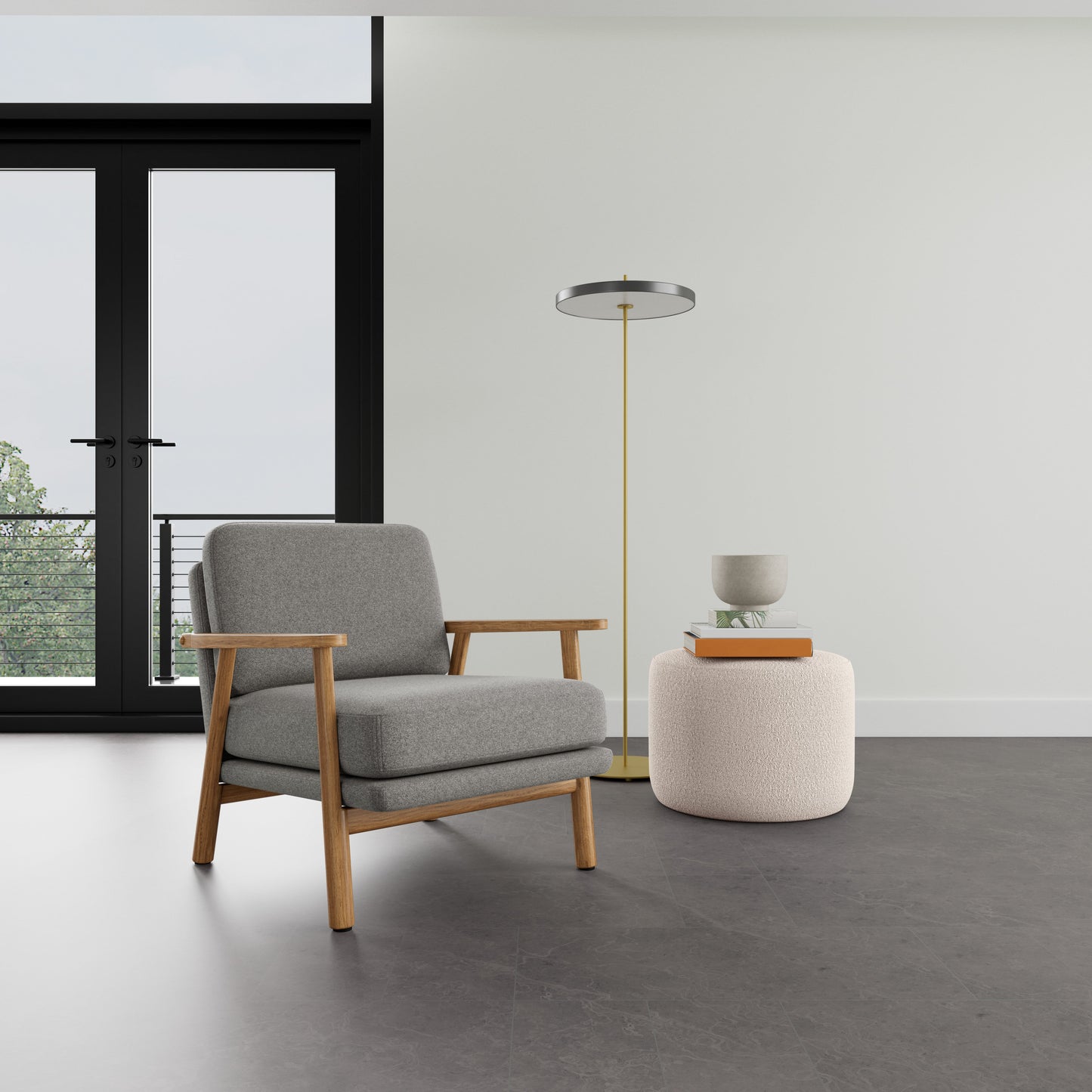 Archie Oak Armchair