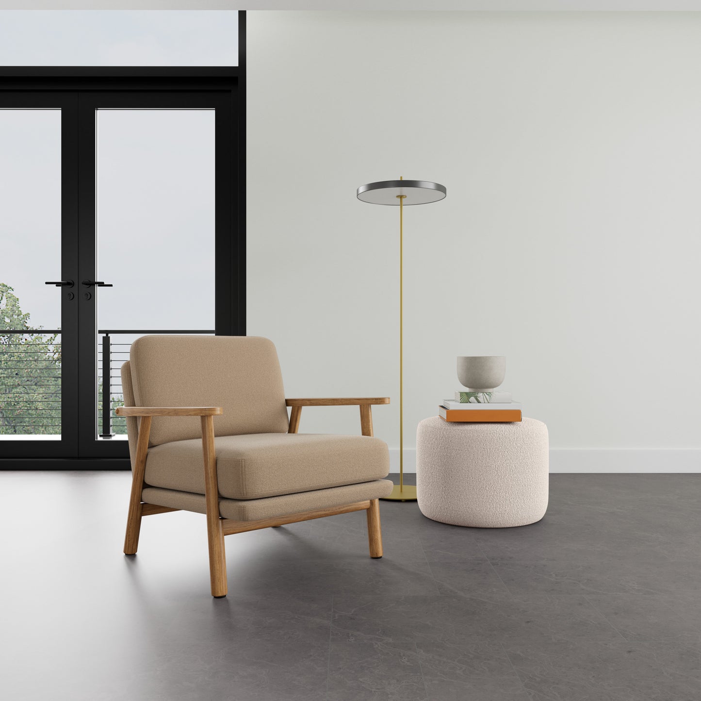 Archie Oak Armchair