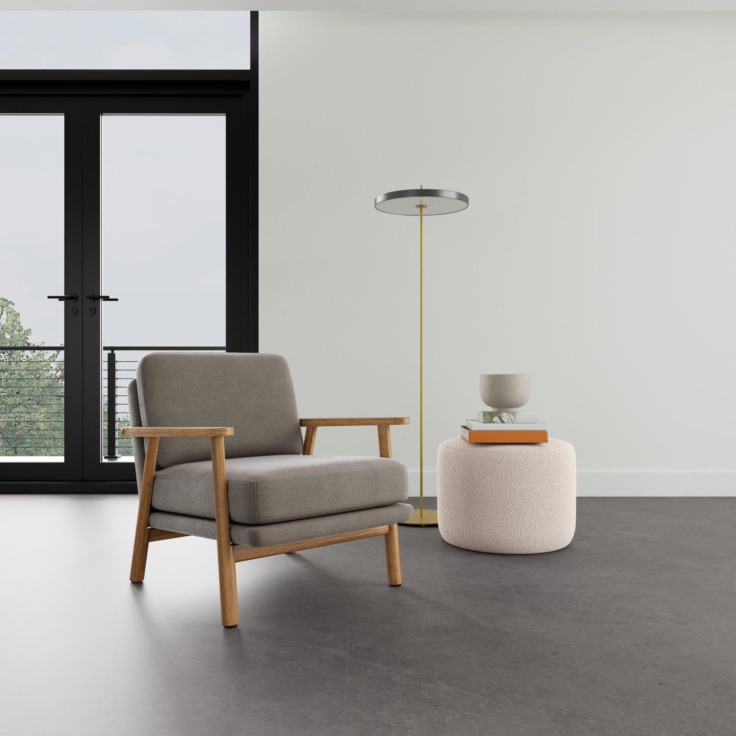Archie Oak Armchair