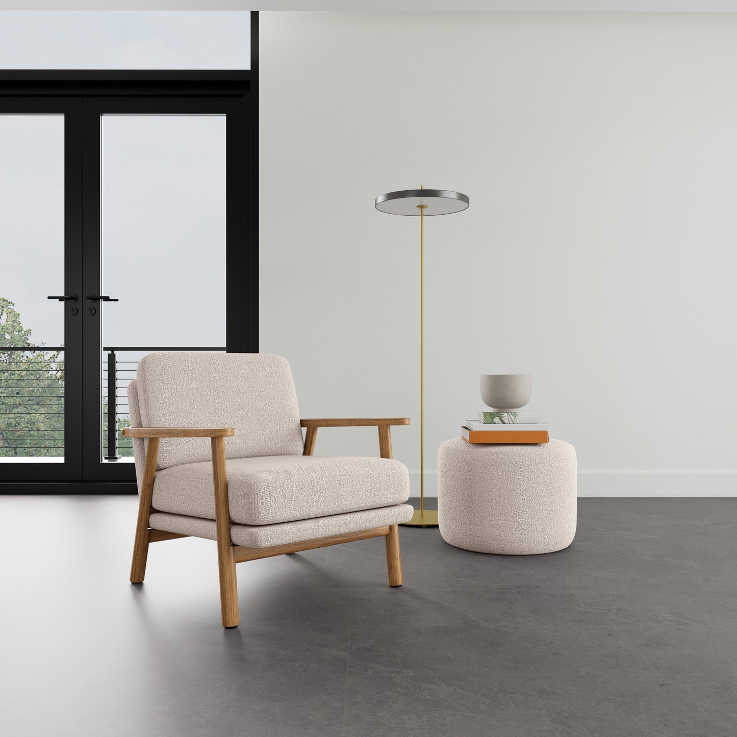 Archie Oak Armchair