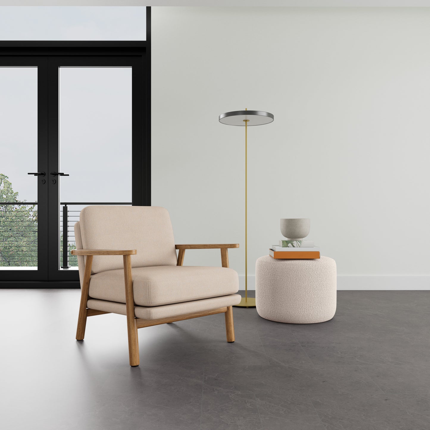 Archie Oak Armchair