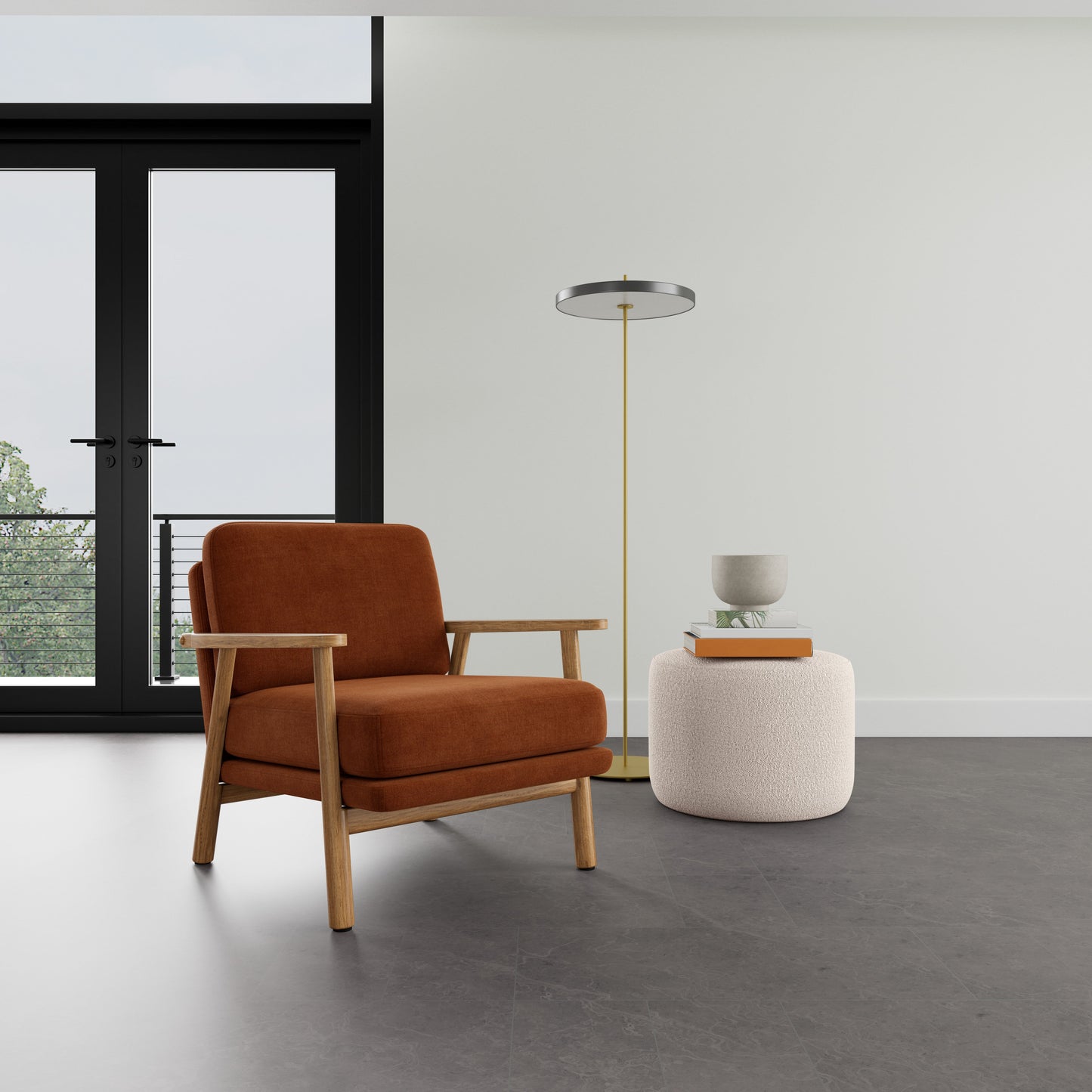 Archie Oak Armchair