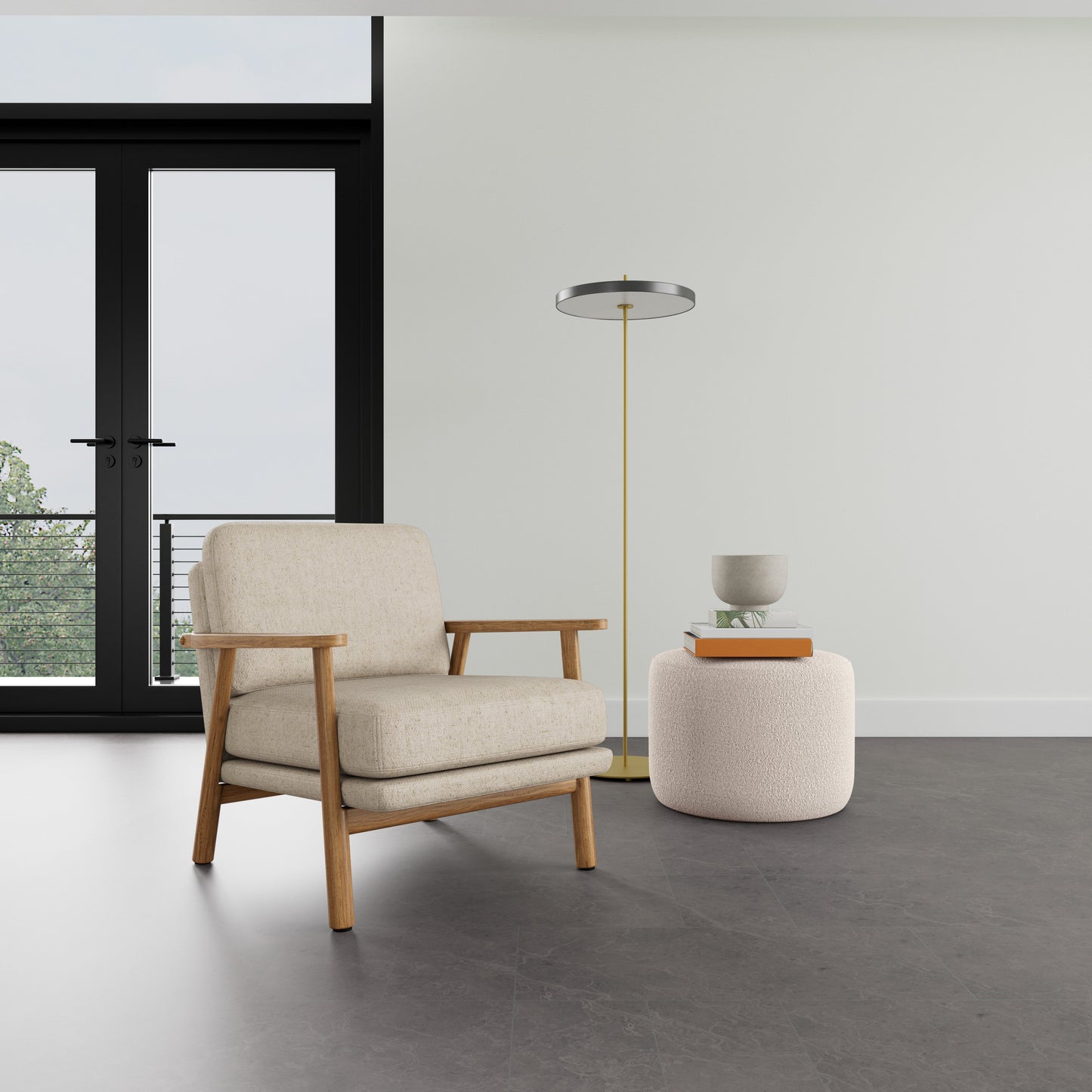 Archie Oak Armchair