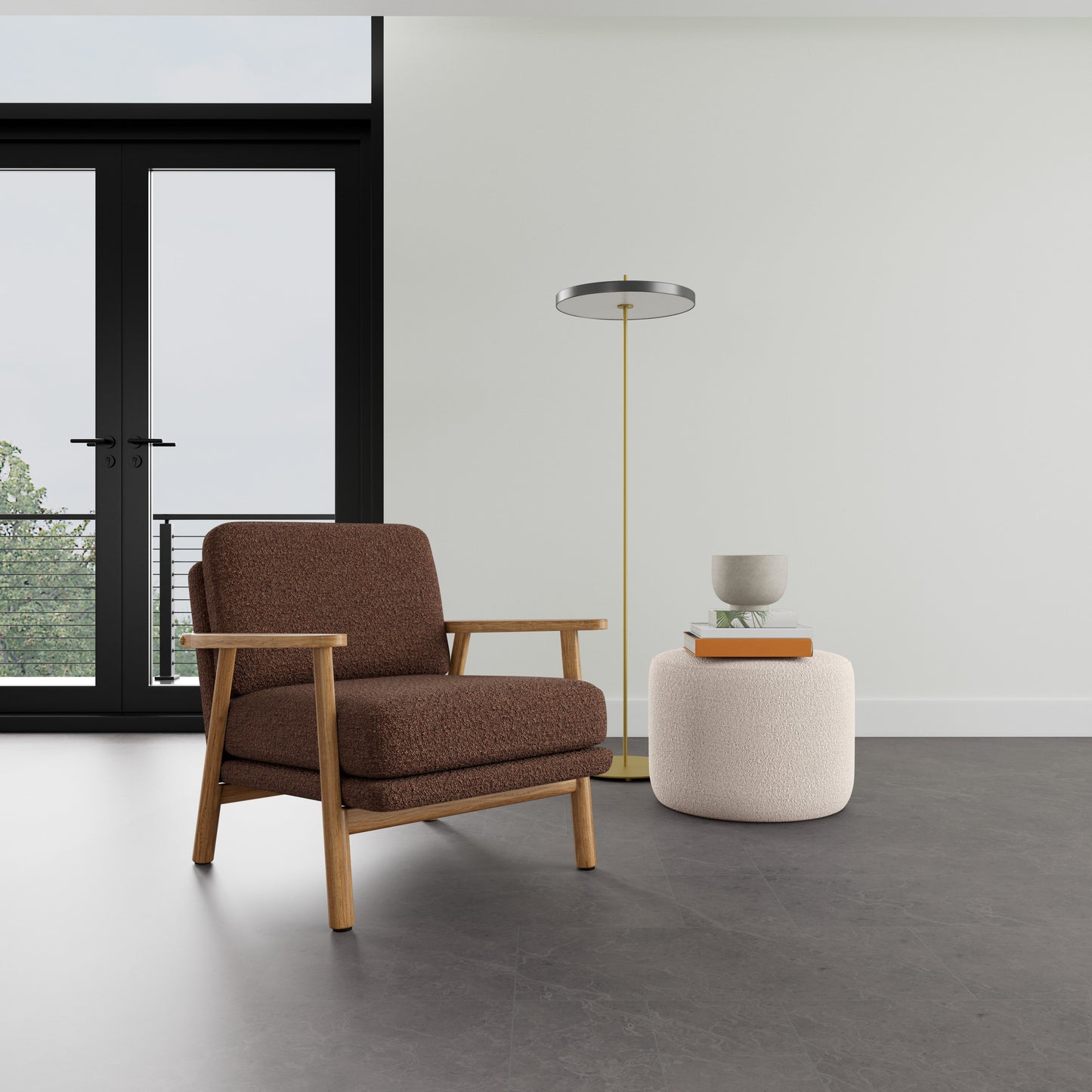 Archie Oak Armchair