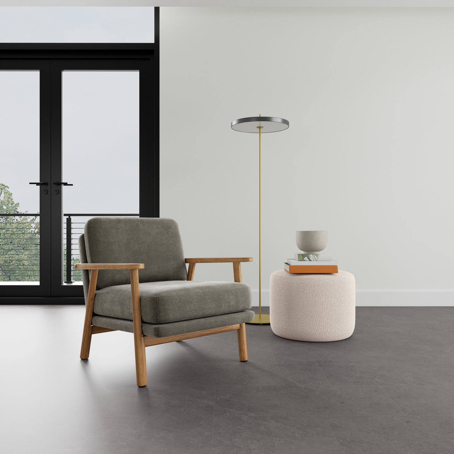 Archie Oak Armchair