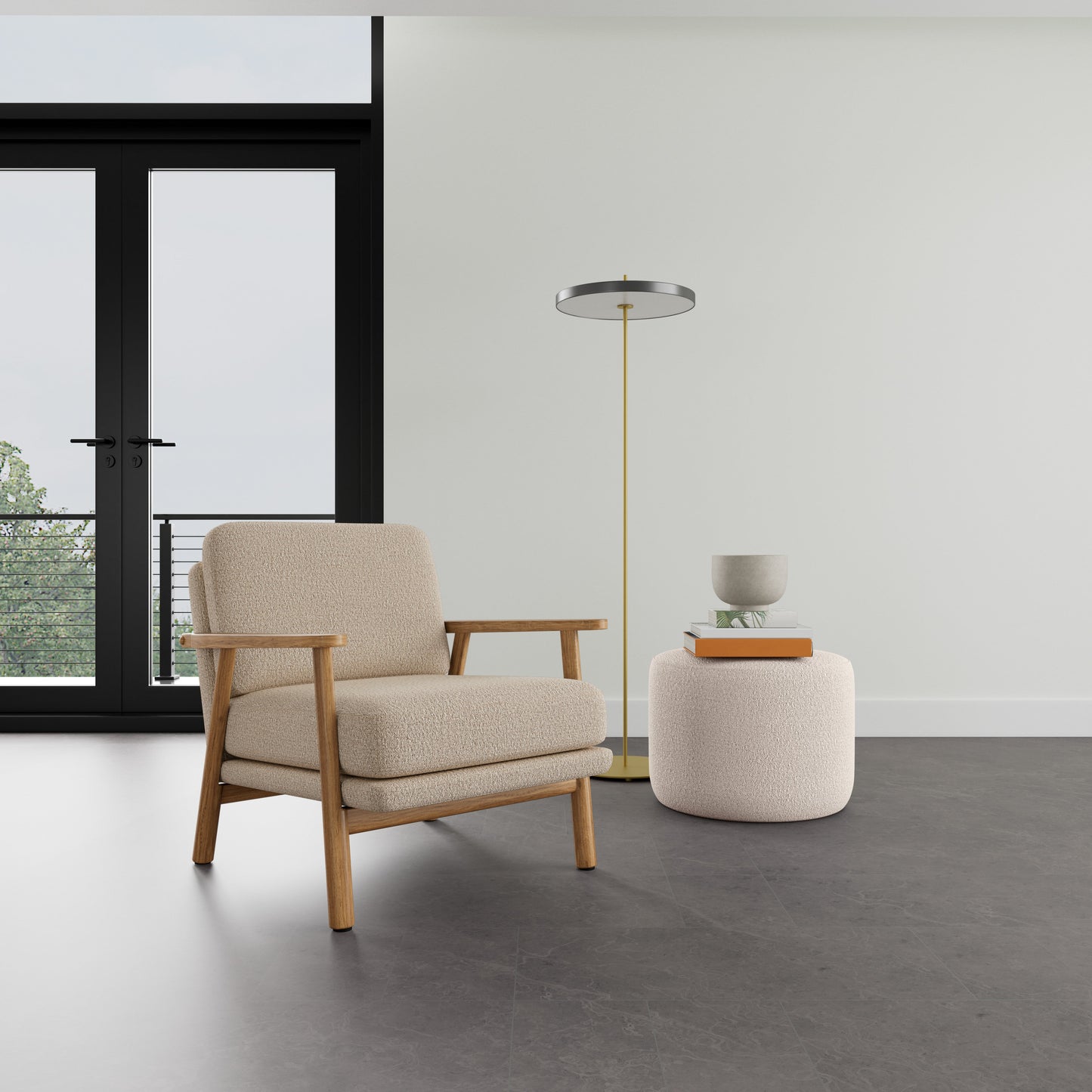 Archie Oak Armchair