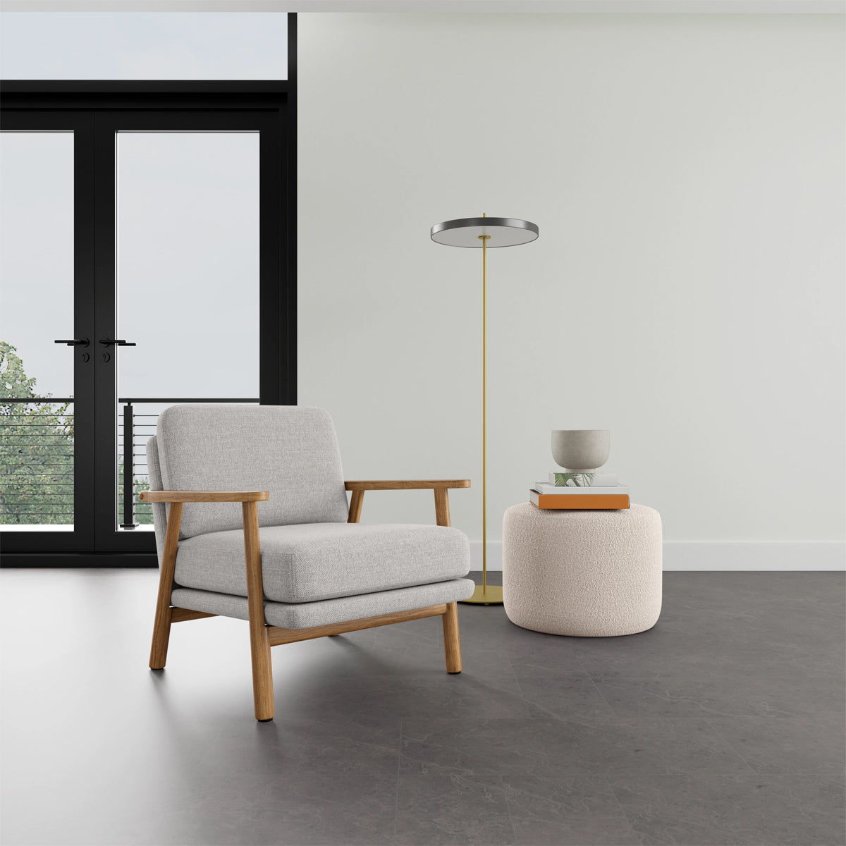 Archie Oak Armchair