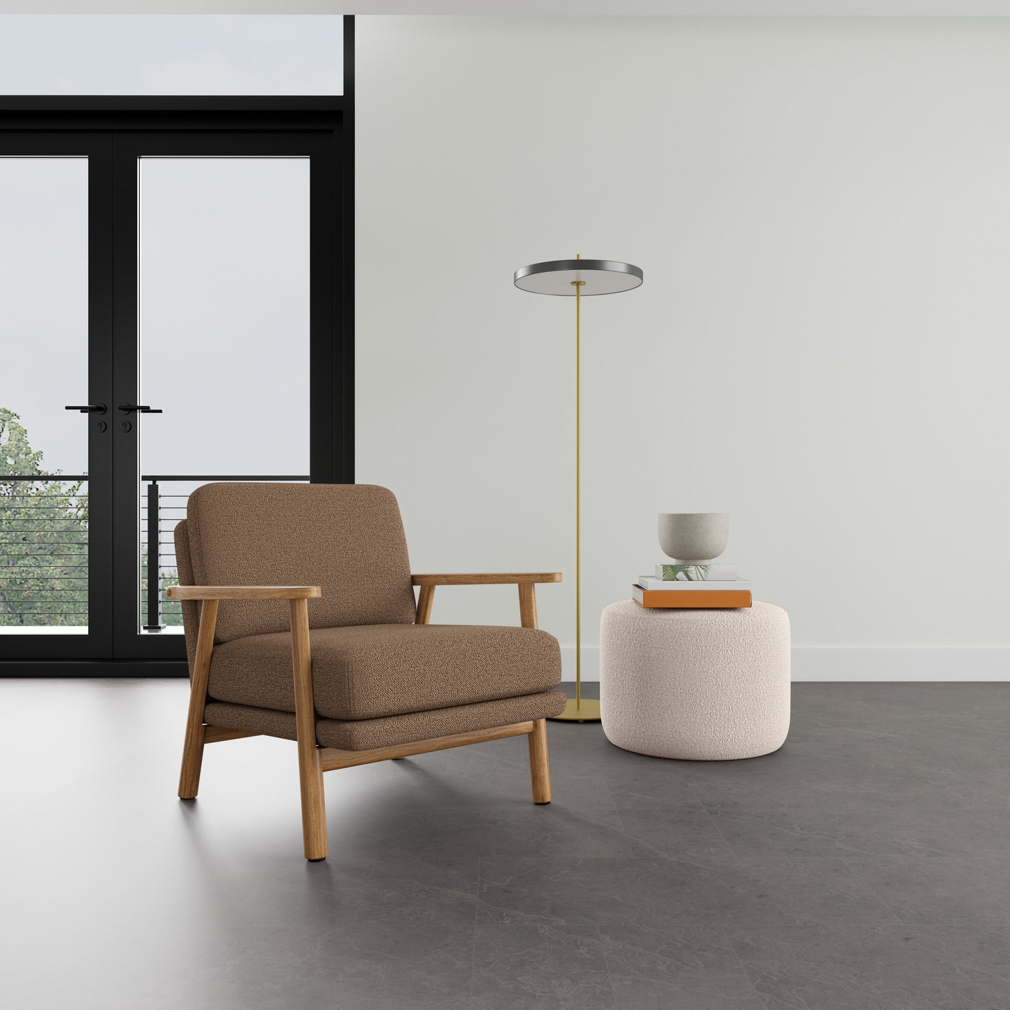 Archie Oak Armchair