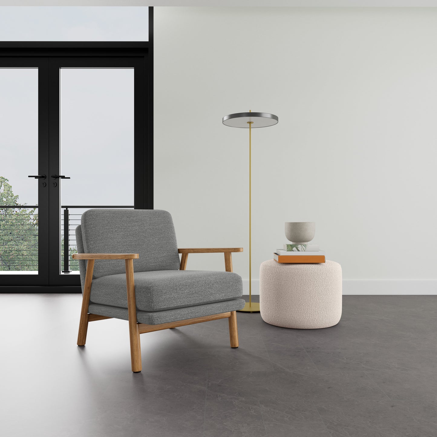 Archie Oak Armchair