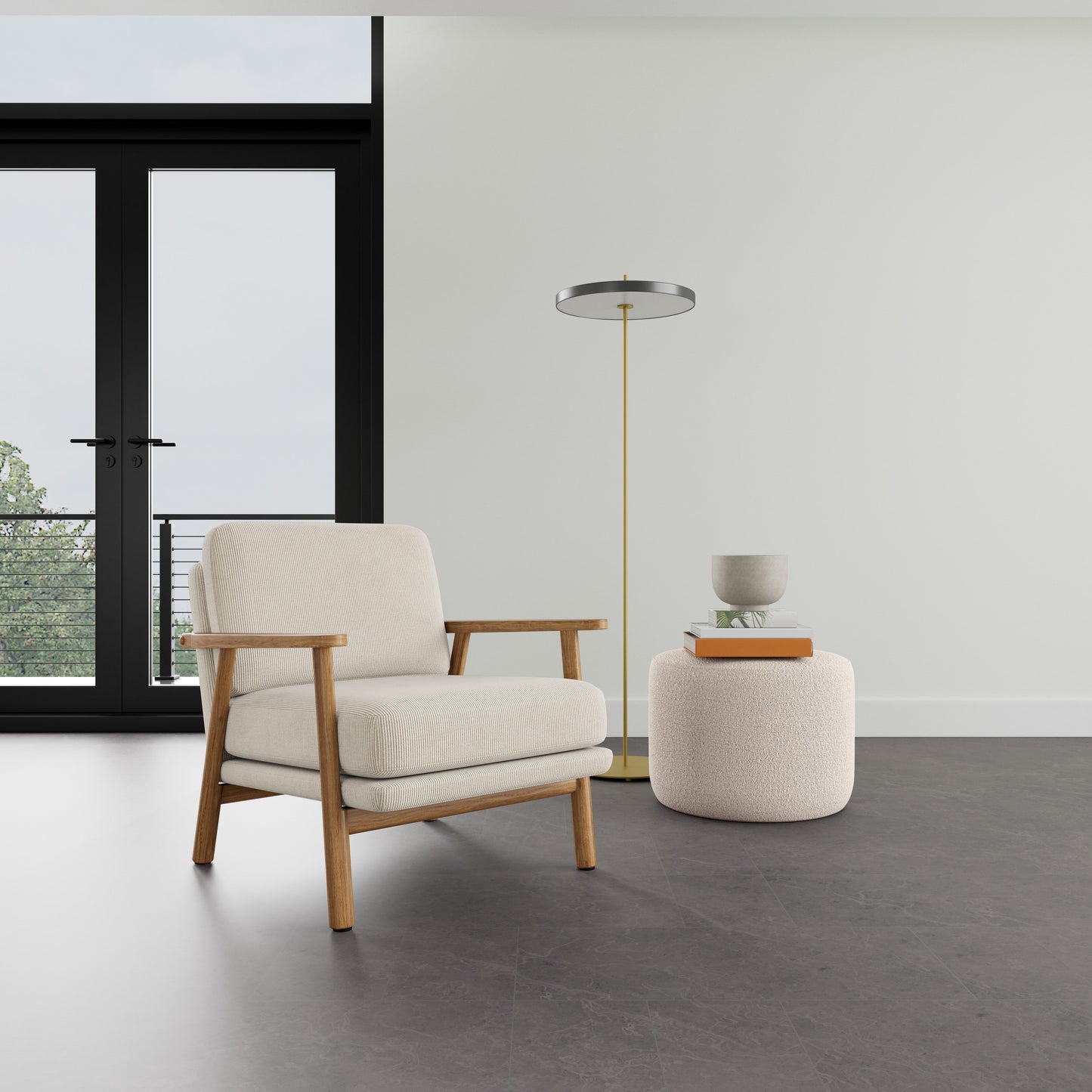 Archie Oak Armchair