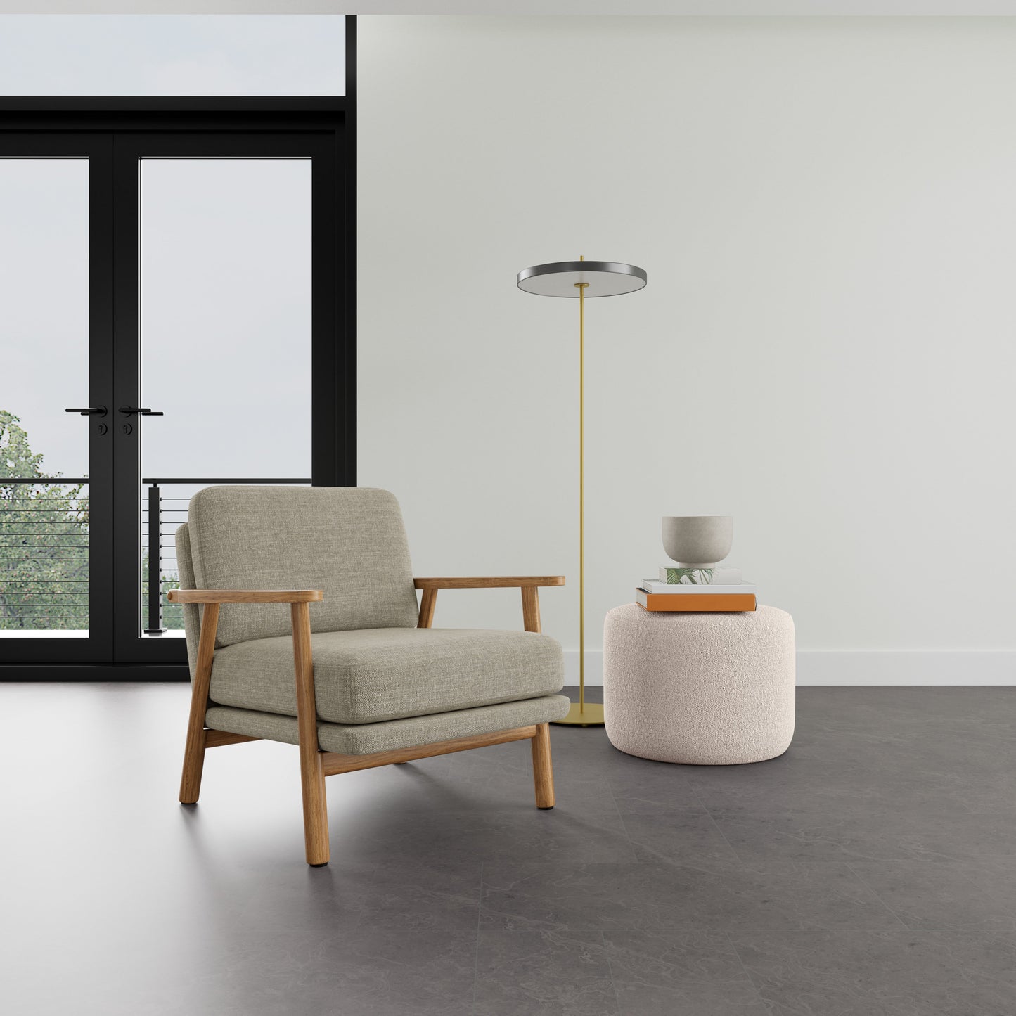 Archie Oak Armchair