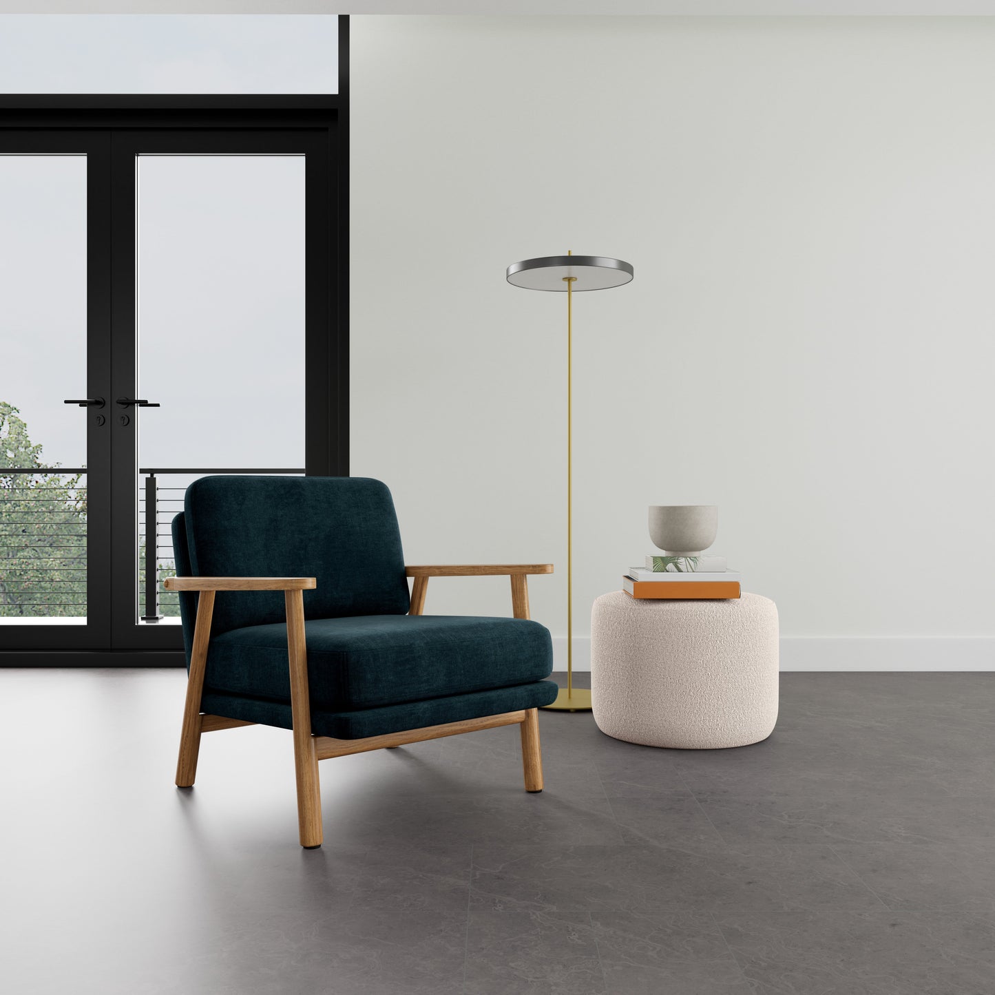 Archie Walnut Armchair