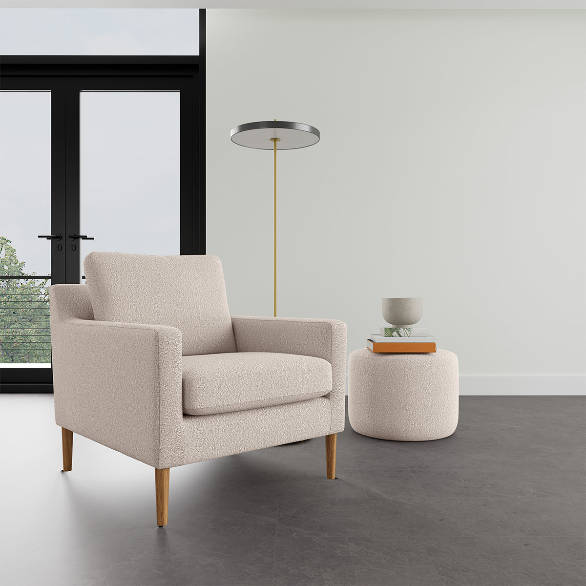 Astha Boucle Armchair