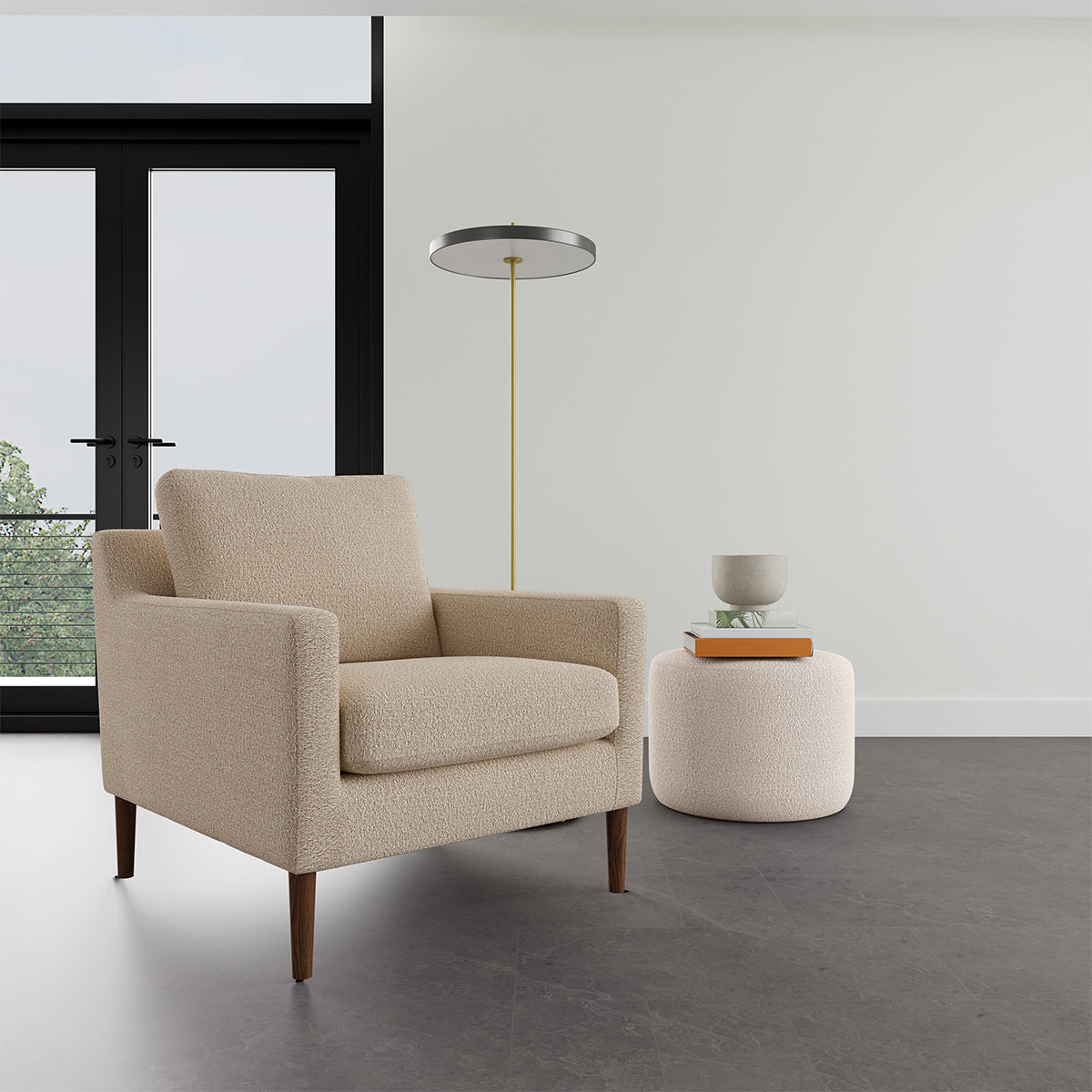 Astha Boucle Armchair