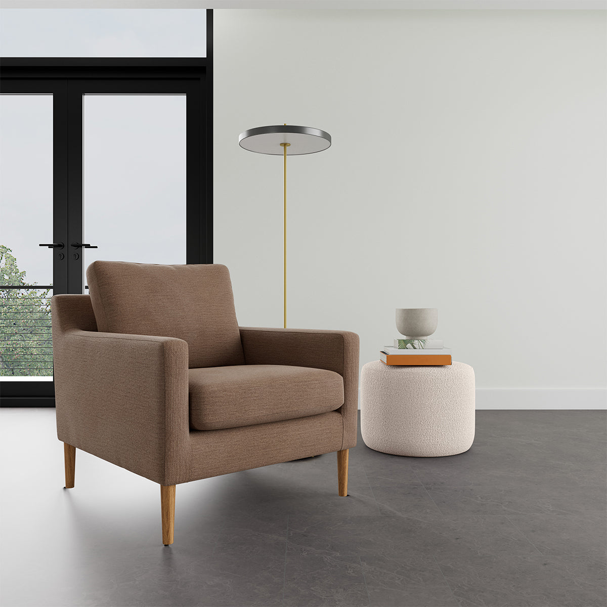 Astha Fabric Armchair