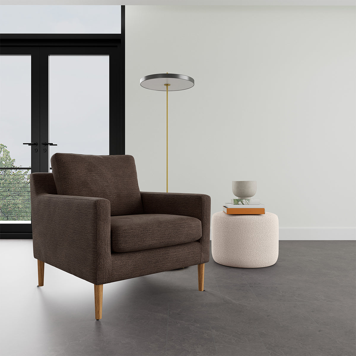 Astha Fabric Armchair