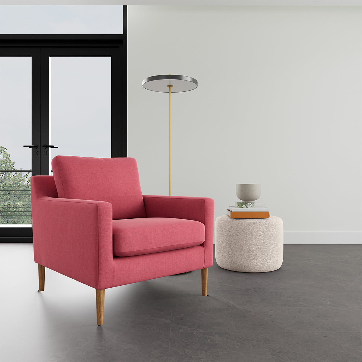 Astha Fabric Armchair