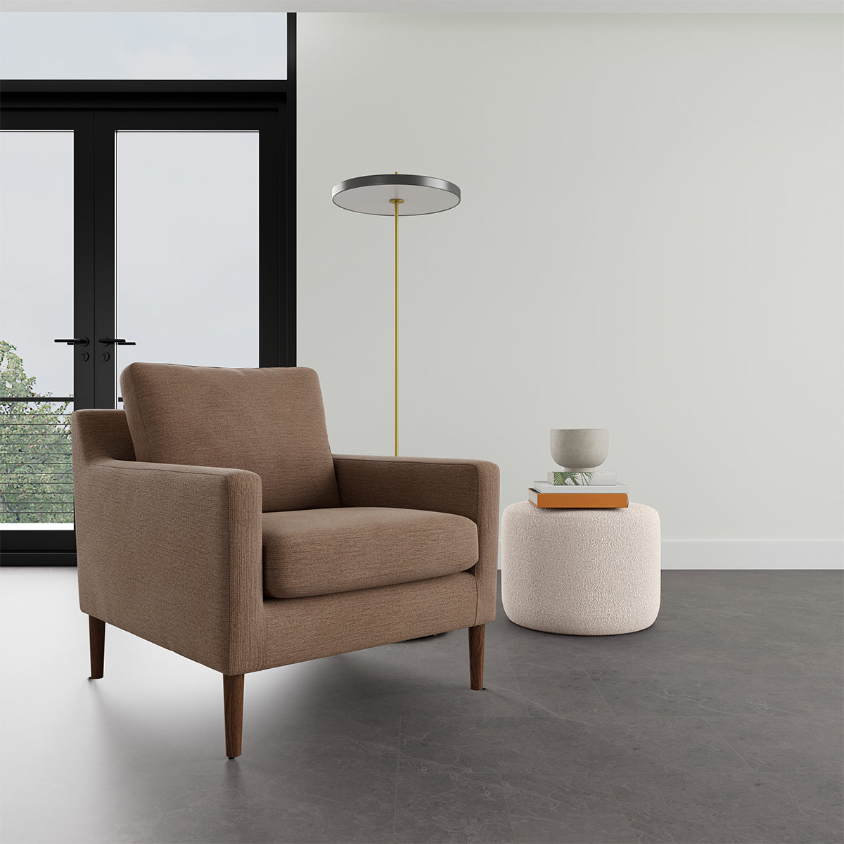 Astha Fabric Armchair