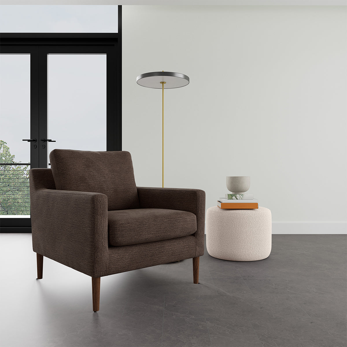 Astha Fabric Armchair