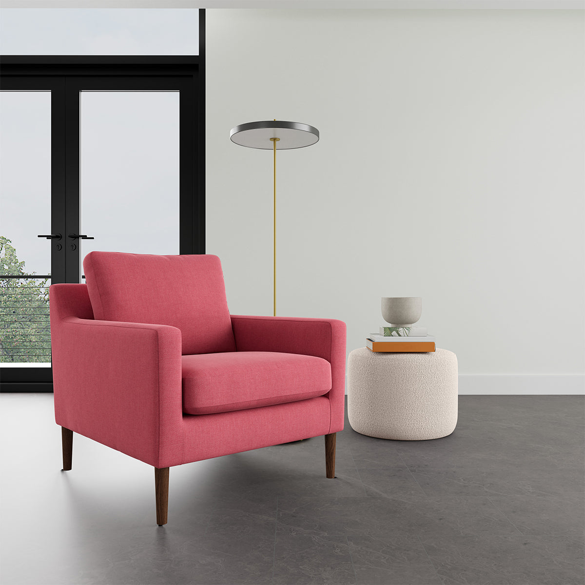 Astha Fabric Armchair
