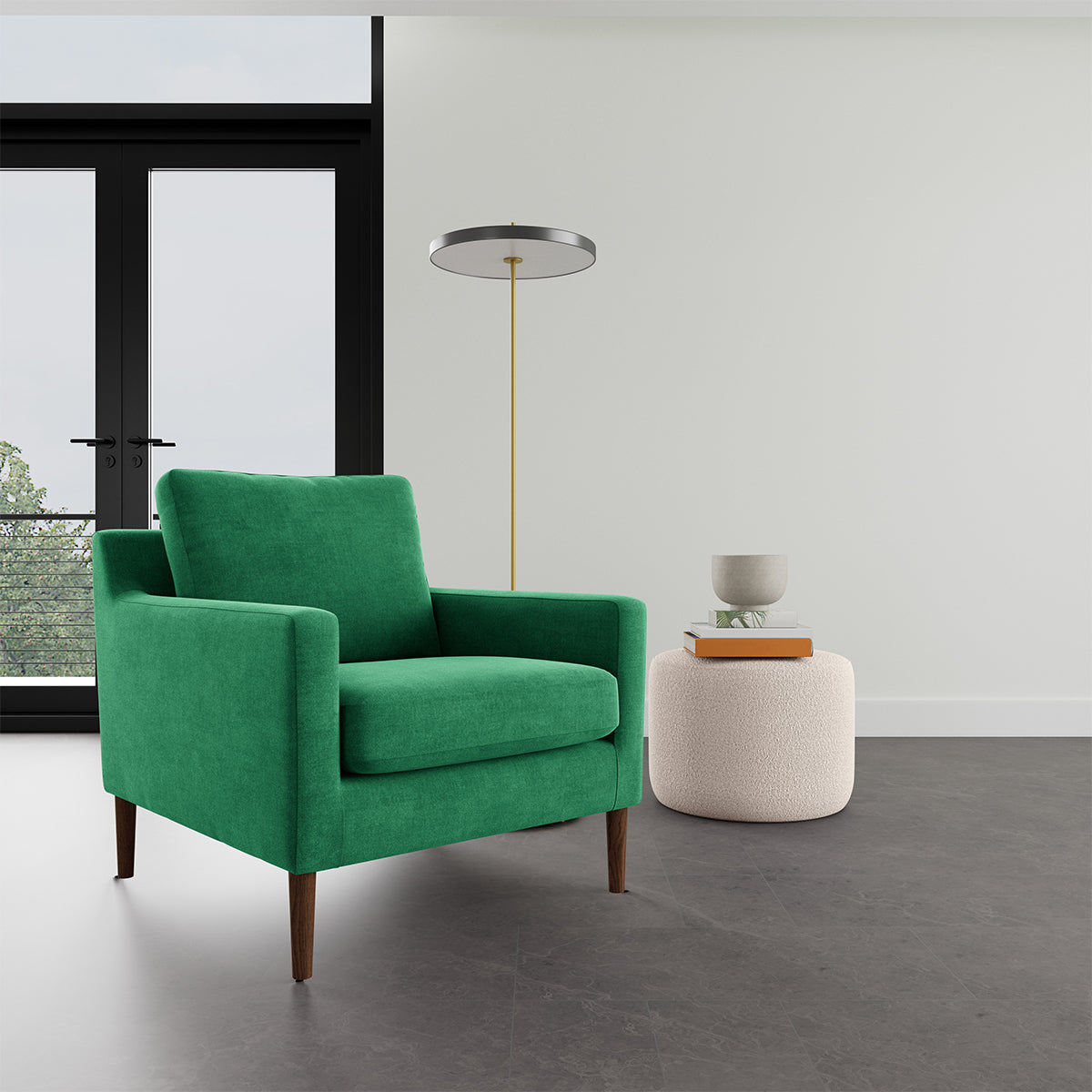 Astha Fabric Armchair
