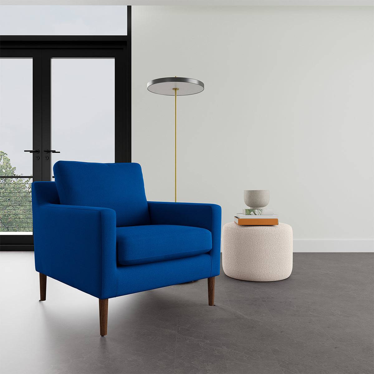 Astha Fabric Armchair