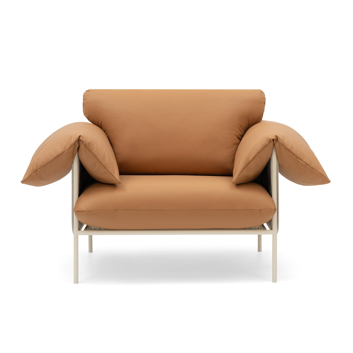 Alva Nougat Frame Armchair