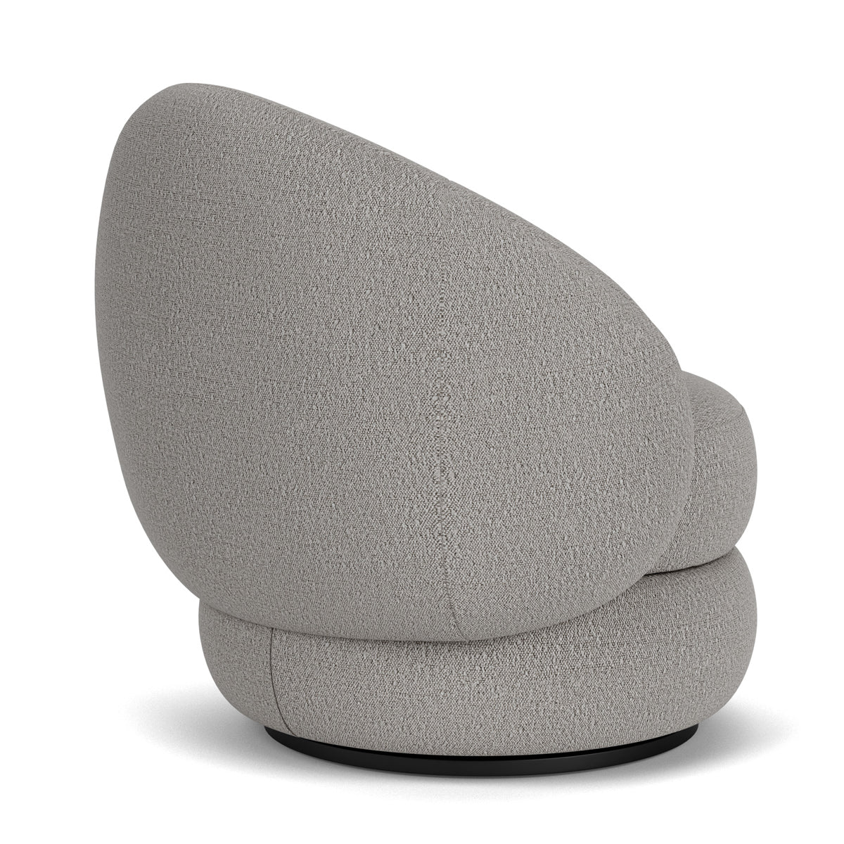 Alma Boucle Swivel Armchair
