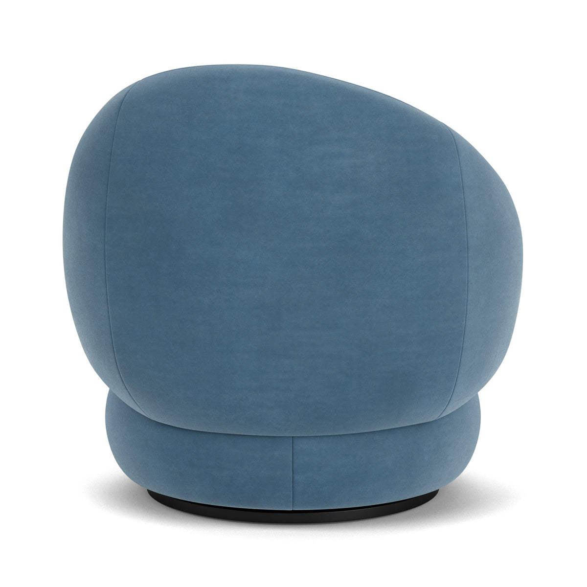 Alma Velvet Swivel Armchair