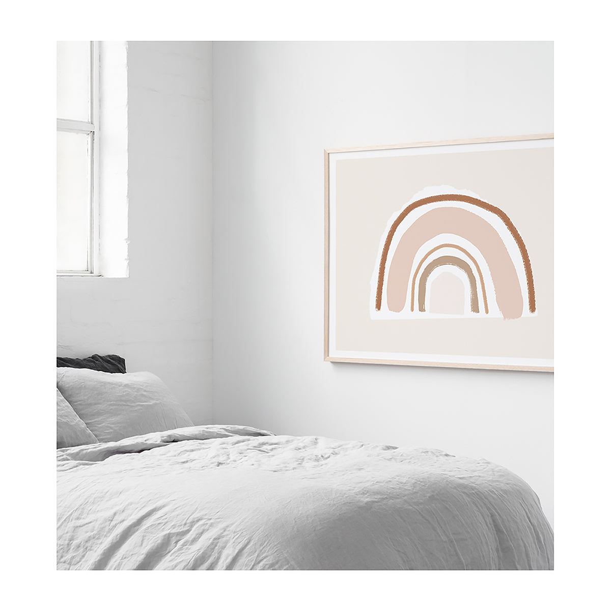 Afternoon Rainbow Blush Print