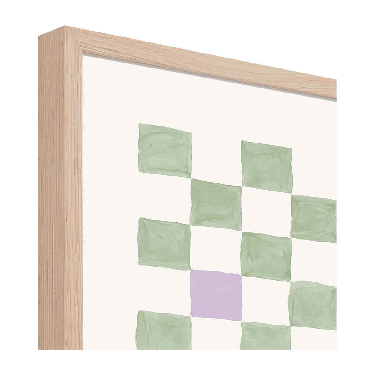 Check Mate Pistachio Print