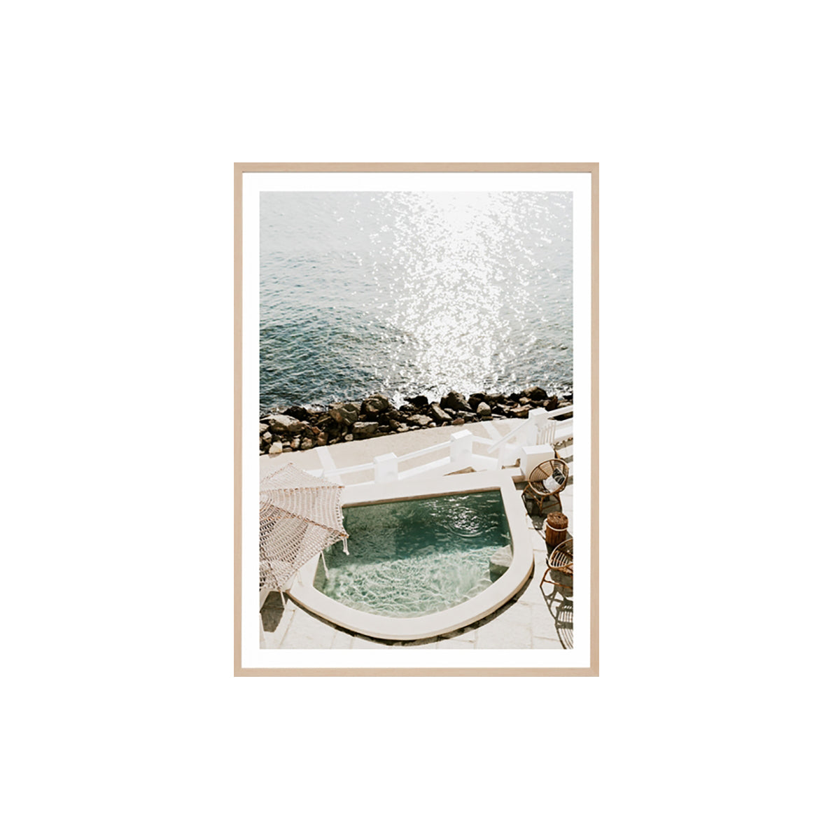 Coastal Retreat Framed Print