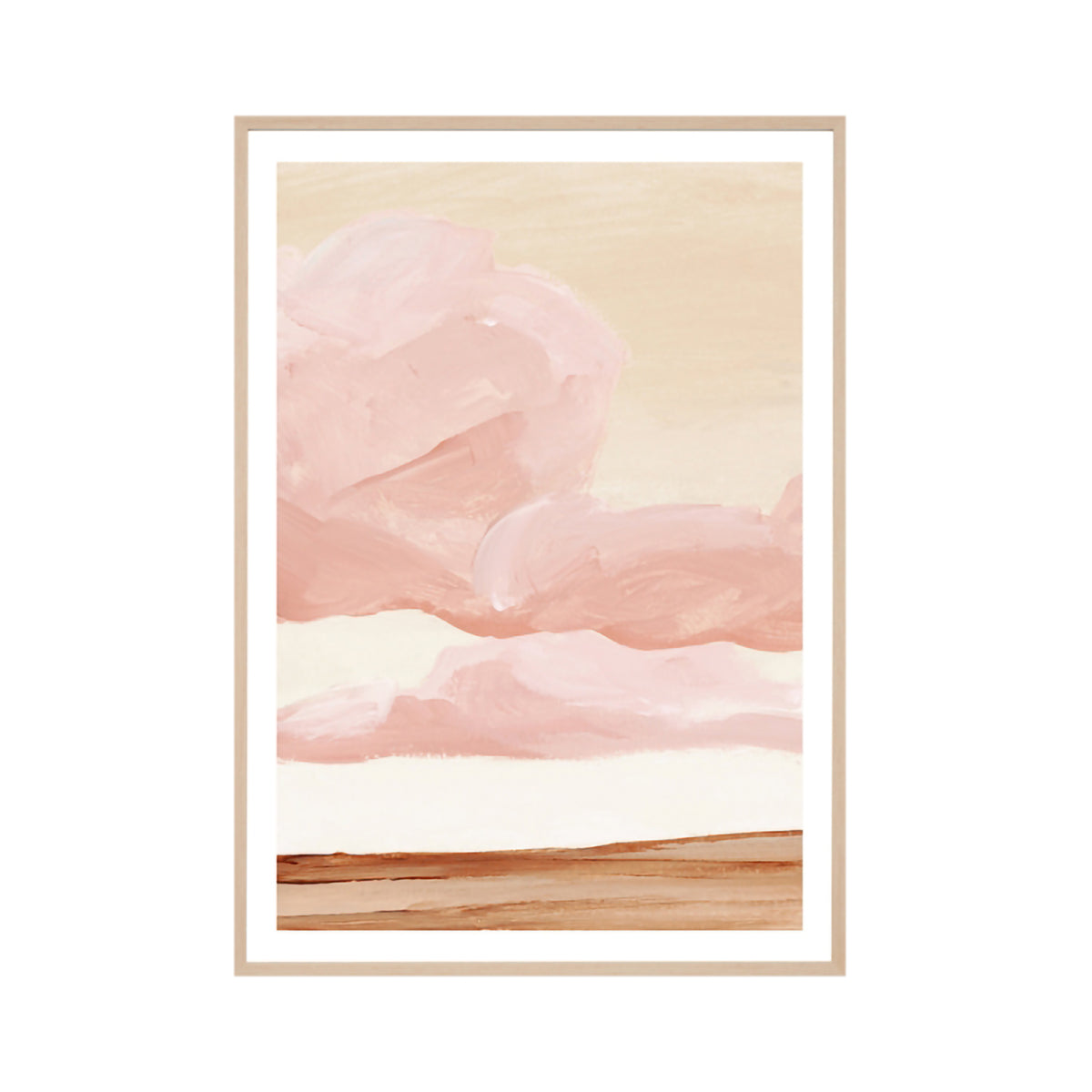 Desert Clouds Dusk 1 Art Print