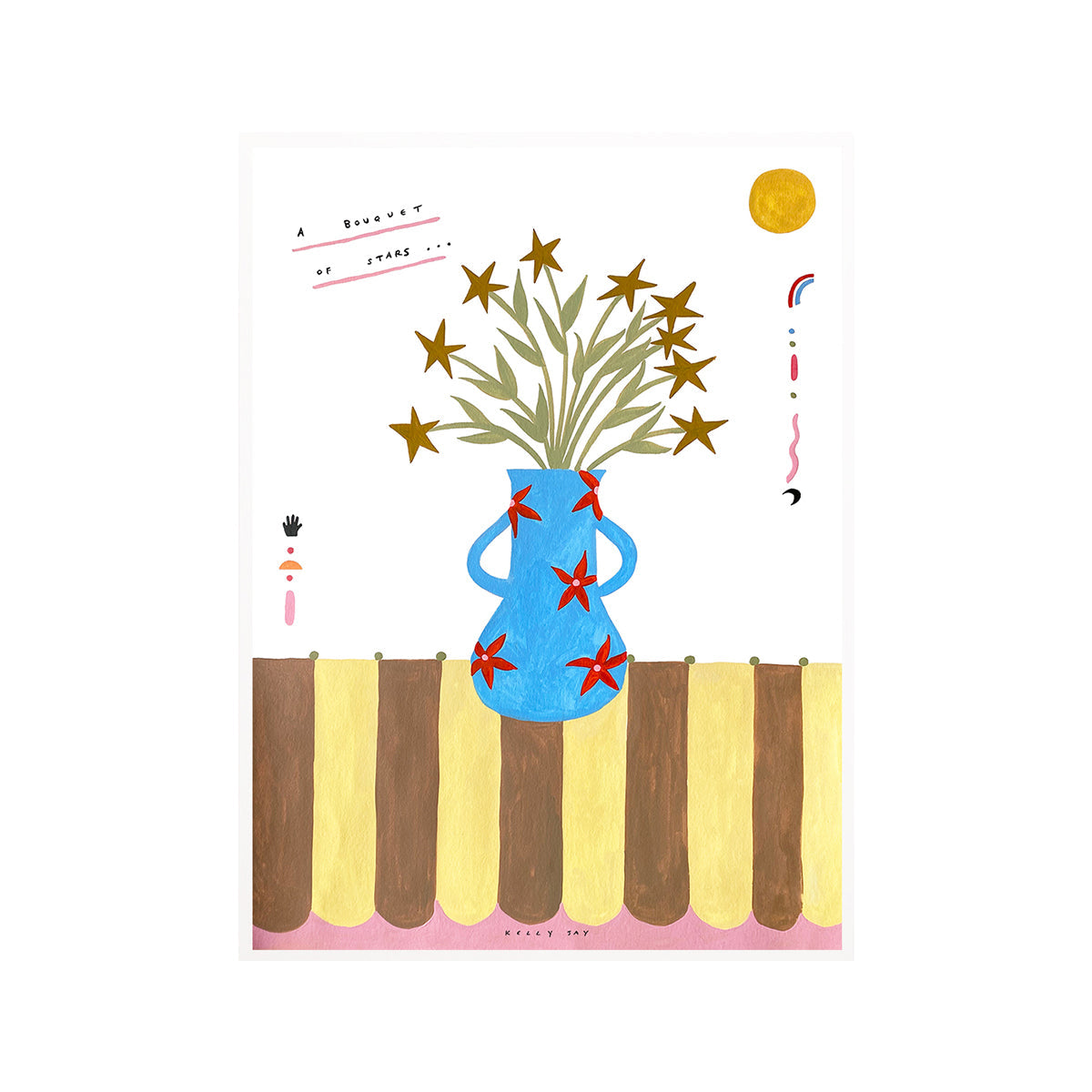 A Bouquet of Stars Print