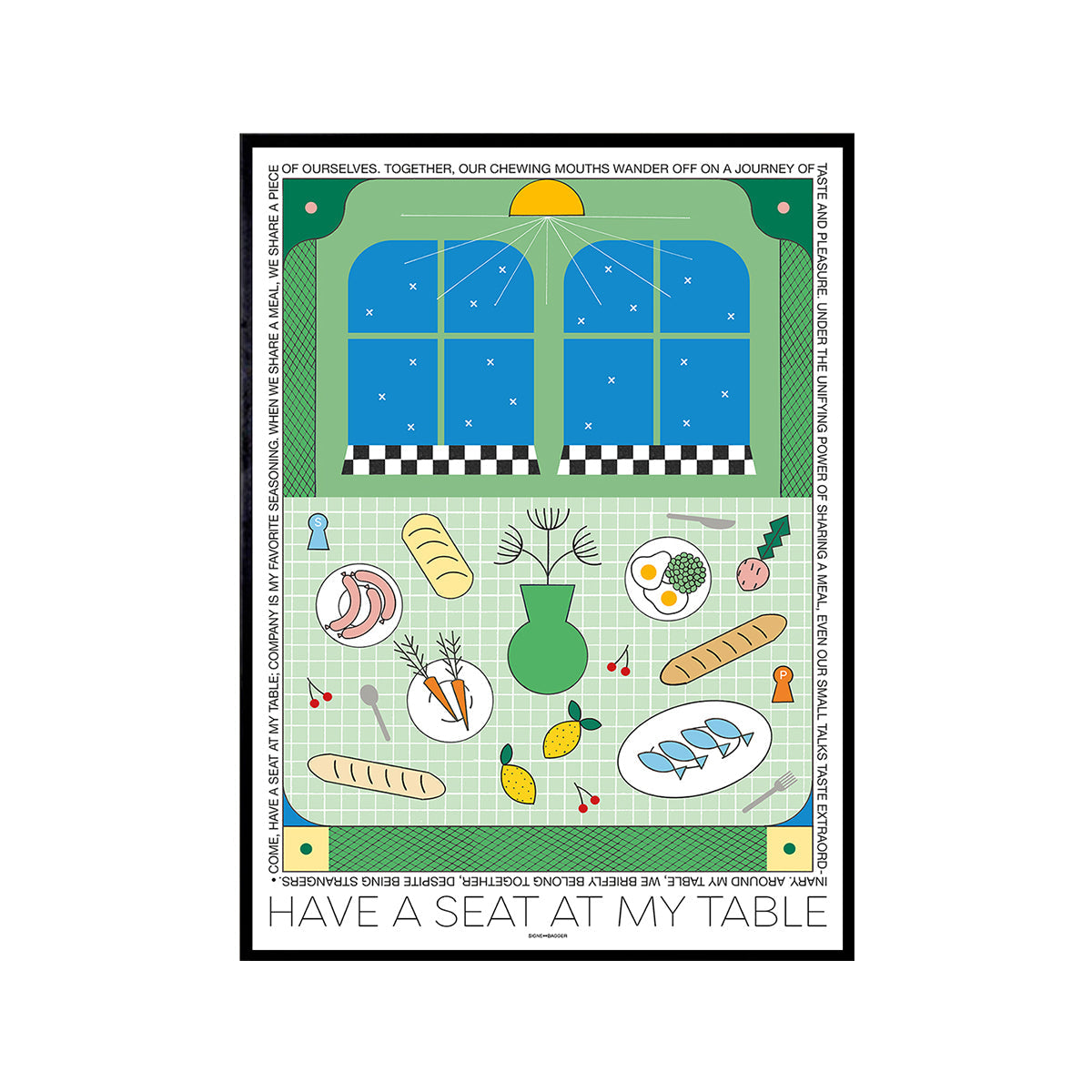 A Seat at my Table Print