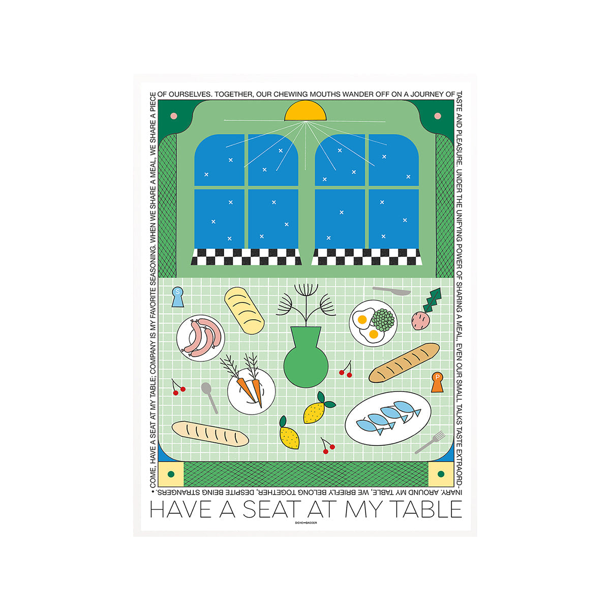 A Seat at my Table Print