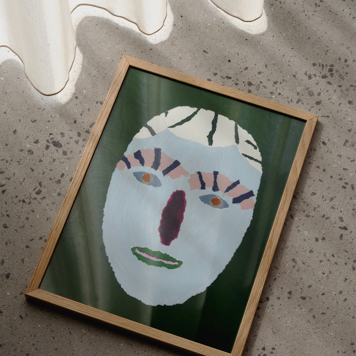 Bright Hair Portrait Print