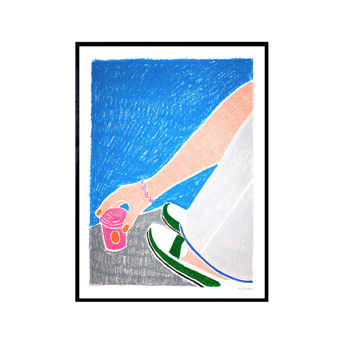 Cafe au Parc Print