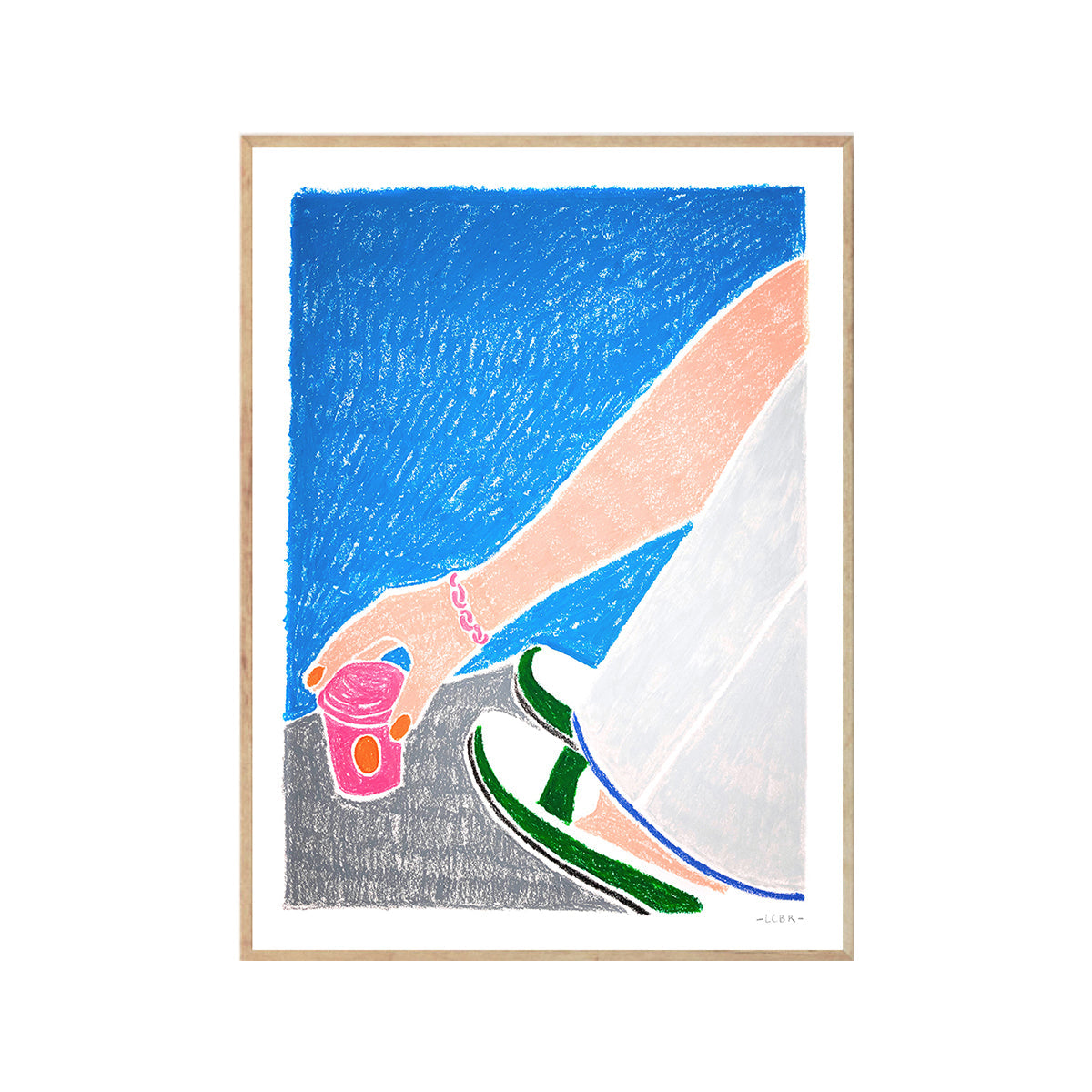 Cafe au Parc Print