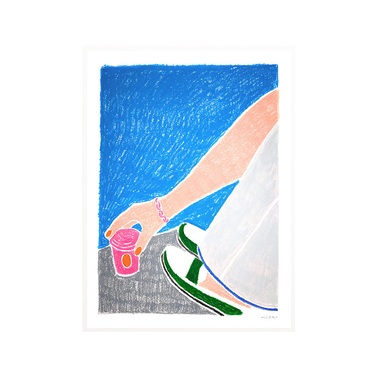Cafe au Parc Print