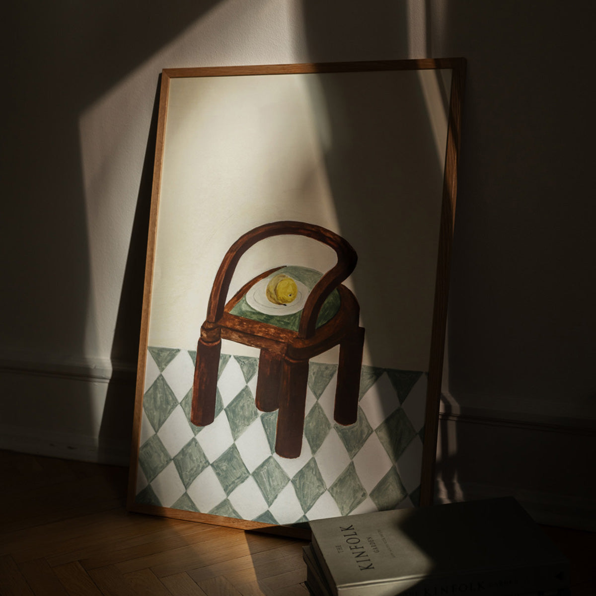 Chair With Fruit Print