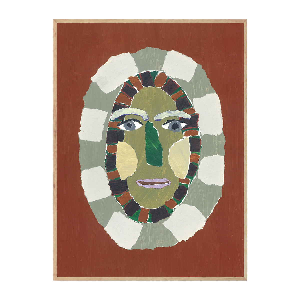 Collar Portrait Print