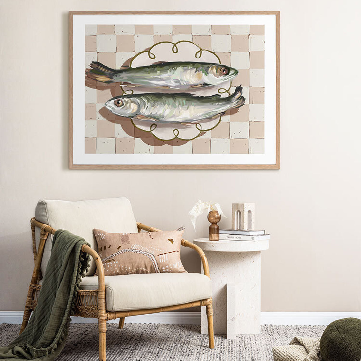 Catch of the Day Landscape Art Print