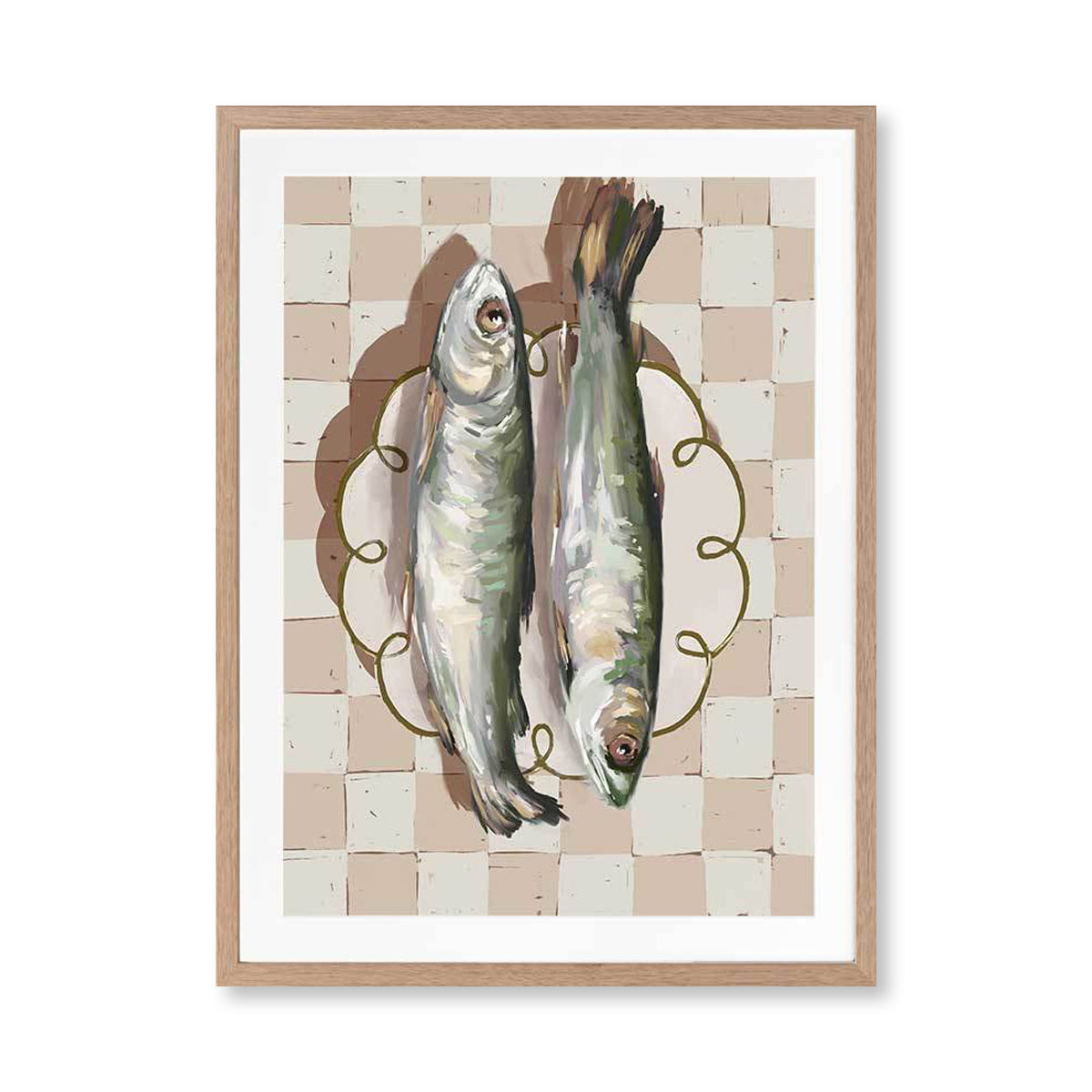 Catch of the Day Portrait Art Print